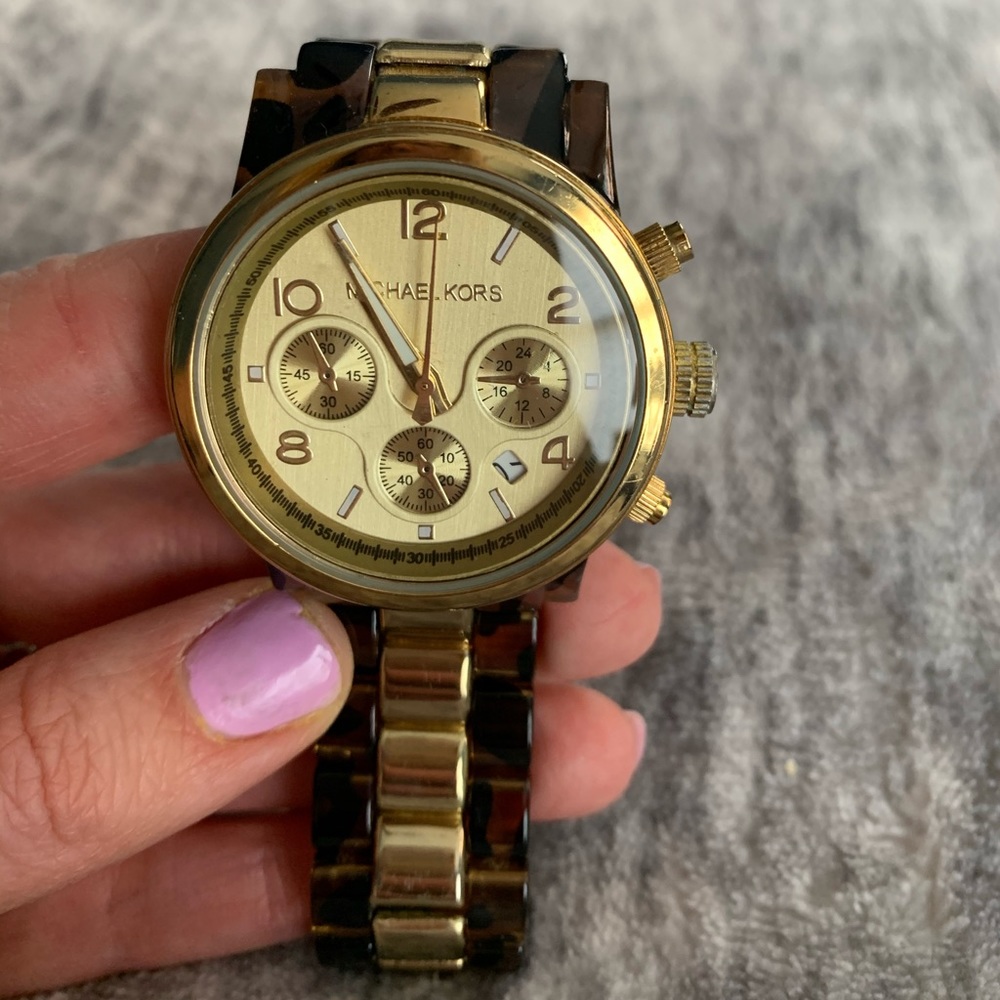 Michael Kors Tortoise watch